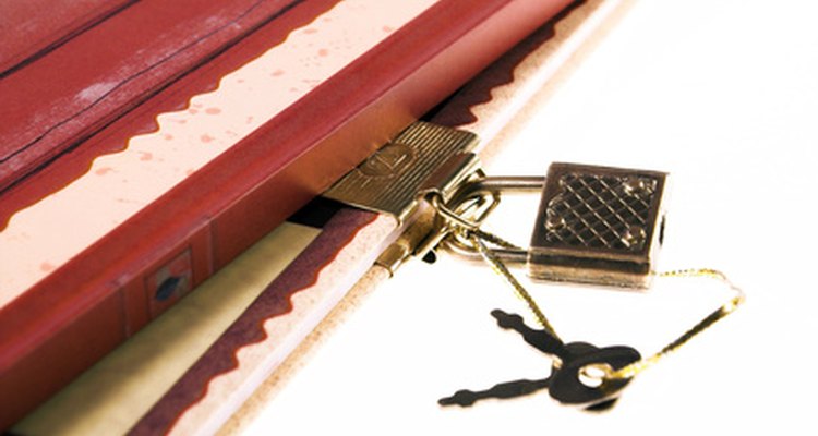 Premanufactured diary locks are sometimes easy to pick.