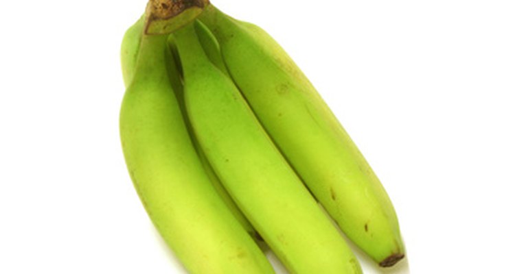 Bananas são um alimento comum porto-riquenho chamado de mofongo