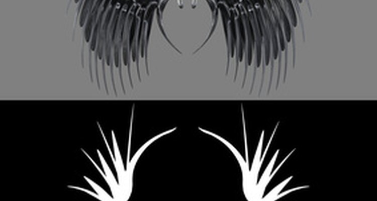 Las alas del ángel a menudo representan a los miembros fallecidos de la familia.
