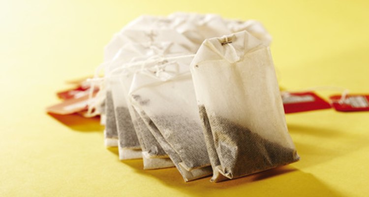 How to stain paper with tea bags