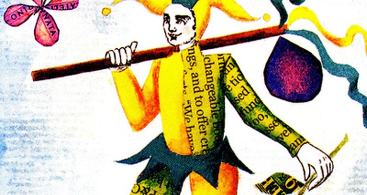 Make a simple court jester costume to wear.