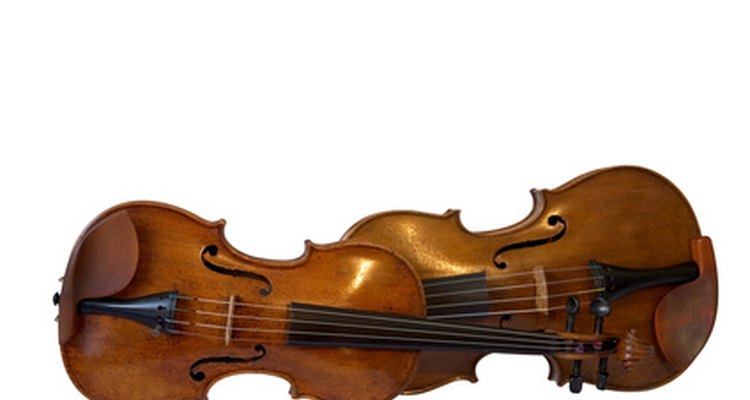 The viola is similar in shape to the violin, but larger.