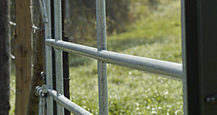 Steel gates last for years when properly built.