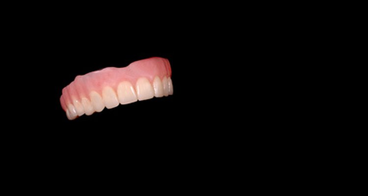 Learn about material used to make dentures.