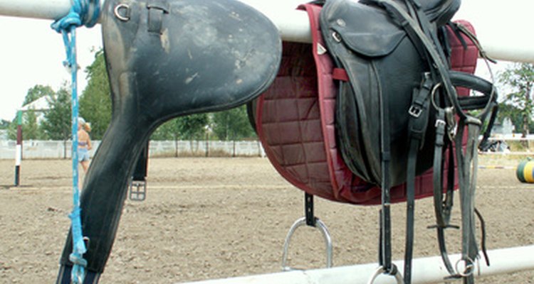 Saddles can scuff in a fall to the ground.