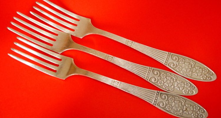 Pure silver and silver-plated flatware will tarnish and begin to yellow.