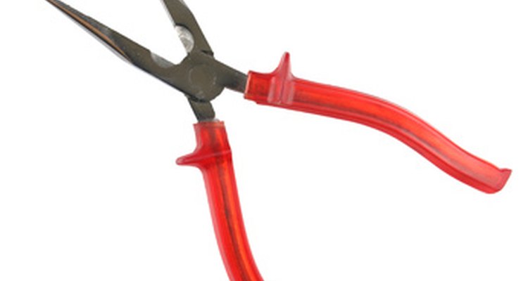 Needle-nose pliers are the only tool needed to join millinery wire.