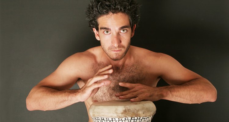 Fake chest hair can age a younger performer.