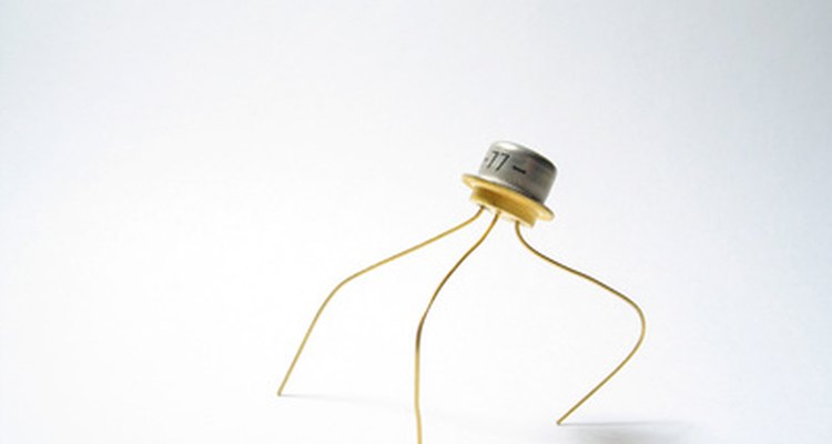 Transistors allow a small voltage to control a large current.