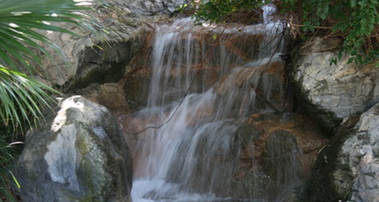 Create a backyard waterfall without a kit.