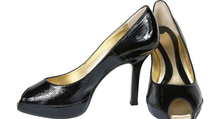 Patent leather is a leather with a high gloss, shiny finish.