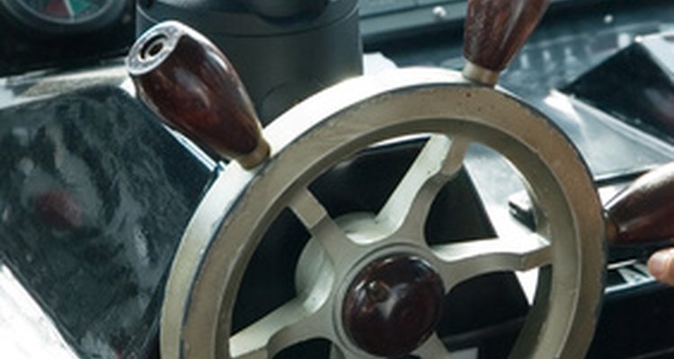 Navigate using an Autohelm ST7000.