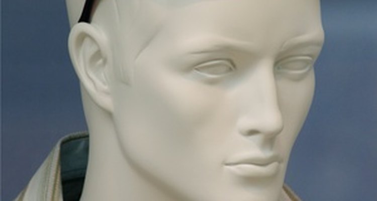 Painting a mannequin can make it look more realistic than leaving it unpainted.