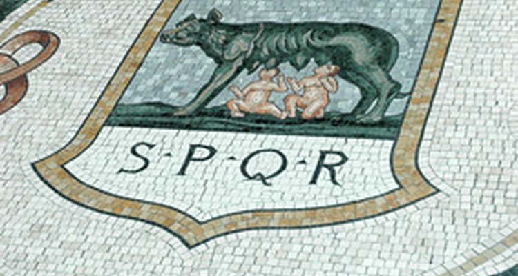 Mosaics like this were commonly used in ancient Roman times.