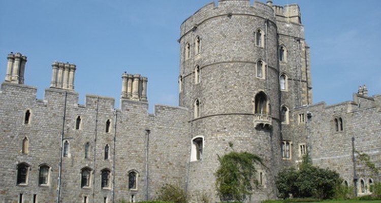 Windsor Castle, home to Queen Mary's dollhouse.