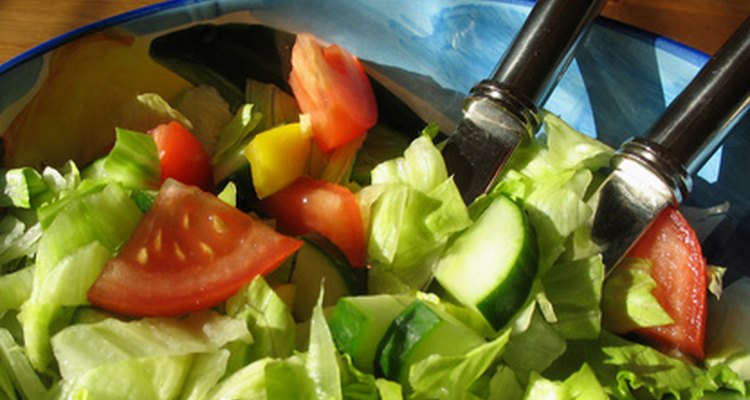 Greens are a major alkaline food, which is why salads packed with vegetables can help balance pH.