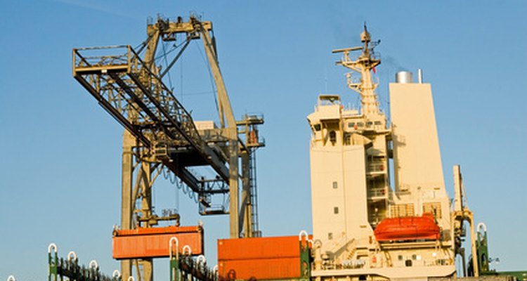 International ports serve as entrances for imports and exports.