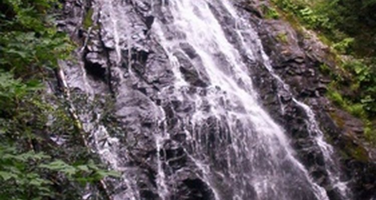 Help your child craft her own model waterfall.