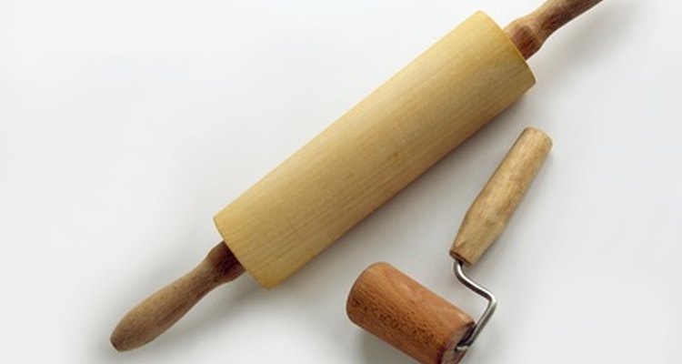 Roll dough on a marble surface.