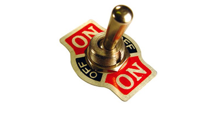 Use a toggle switch to control an electrical or automotive accessory.