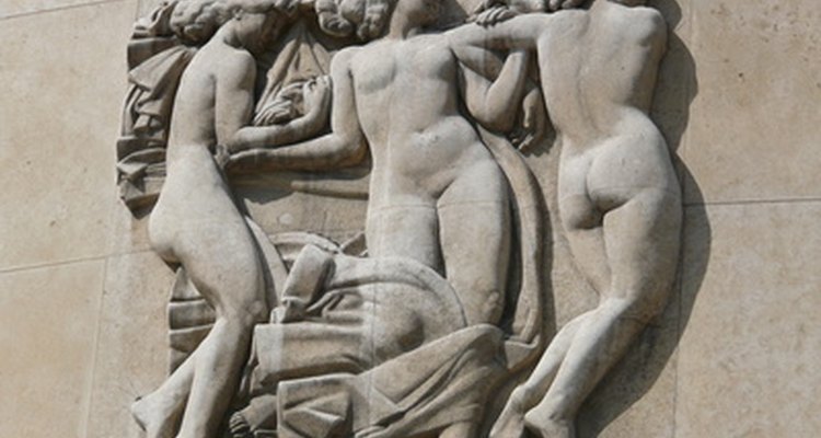 A representation of the three Graces.