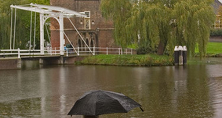 Nylon jackets protect you from wind and rain.