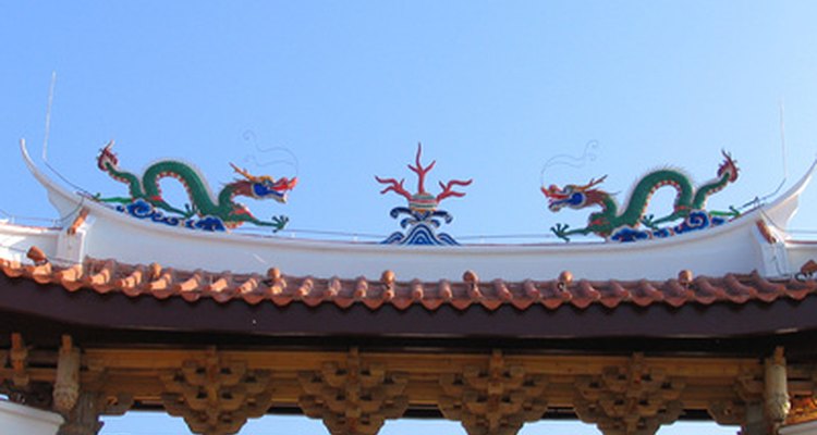 Dragons are a predominant feature in Chinese architecture and culture.
