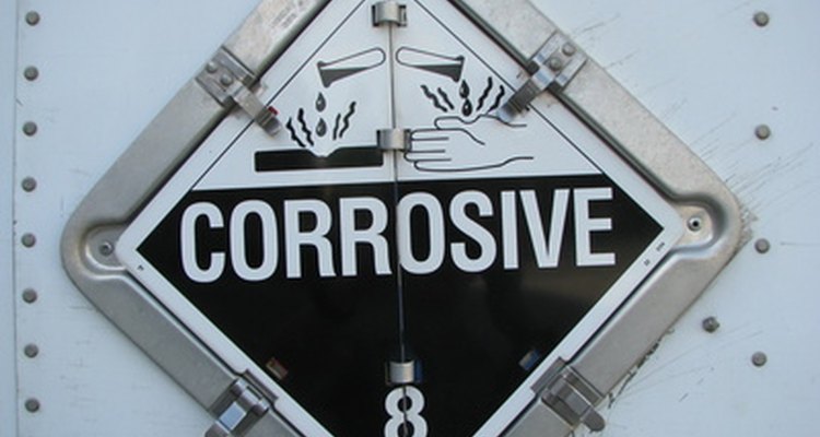 OSHA rates alkaline chemicals as corrosives.