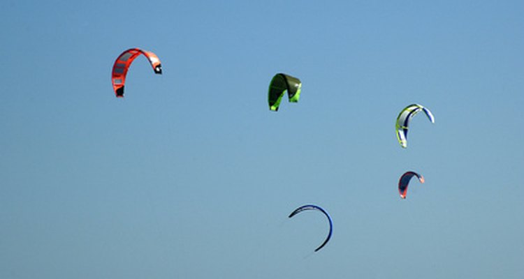 Parafoil kites.
