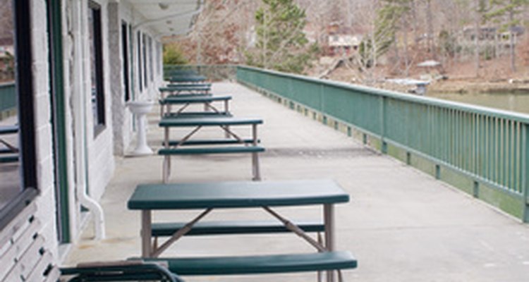 Remove moss from lawn furniture with a mild bleach solution.