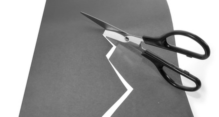 Scissors are an alternative to using a die cutter for paper.