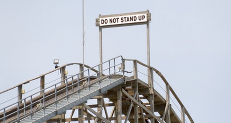 Wooden roller coasters are still found in theme parks worldwide.
