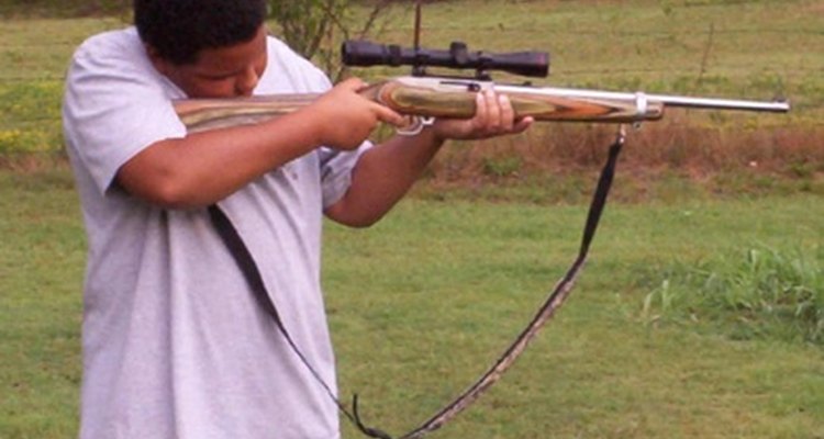 Properly lubricating an air-powered rifle gives it more power.