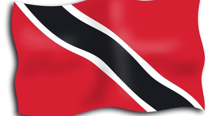 The flag of the Republic of Trinidad and Tobago