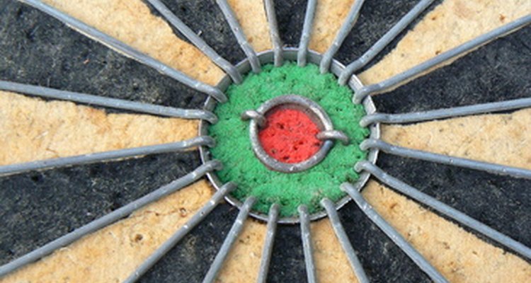 The centre of a Winmau dartboard cabinet should line up perfectly with the bullseye on the board.