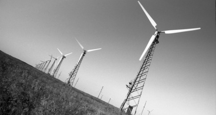 Wind farms are a relatively new source of electrical power.