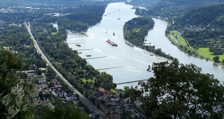 The Rhine is one of the longest and most important rivers in Europe.
