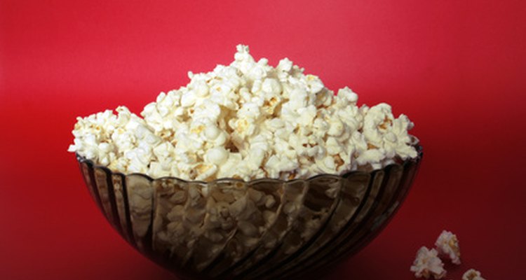 Air popped popcorn requires no fat to make.