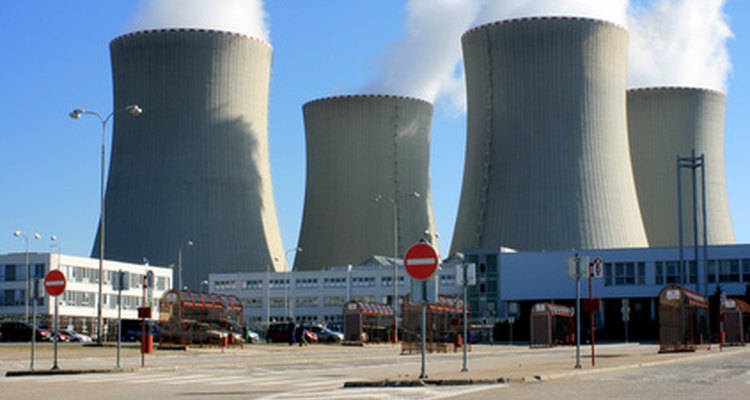 Planta de energía nuclear.