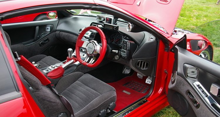 Car seats can be made from leather or other fabrics.