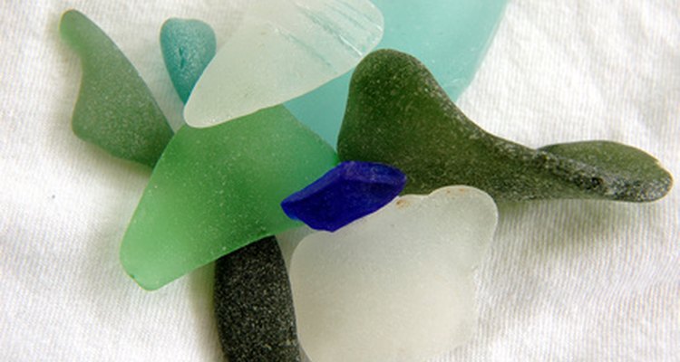 Sea glass is tumbled and smoothed, leaving no sharply defined edges.