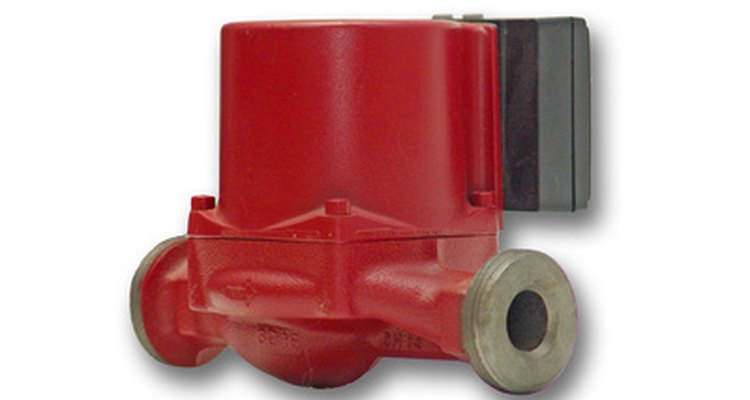 A hot water recirculation pump.