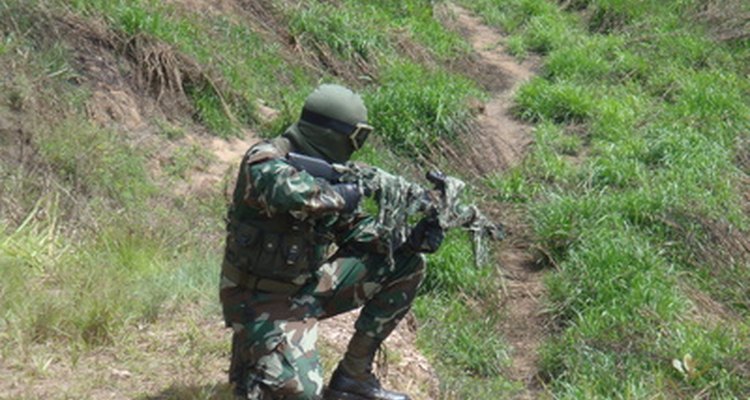 Airsoft teams compete on a variety of different terrains.