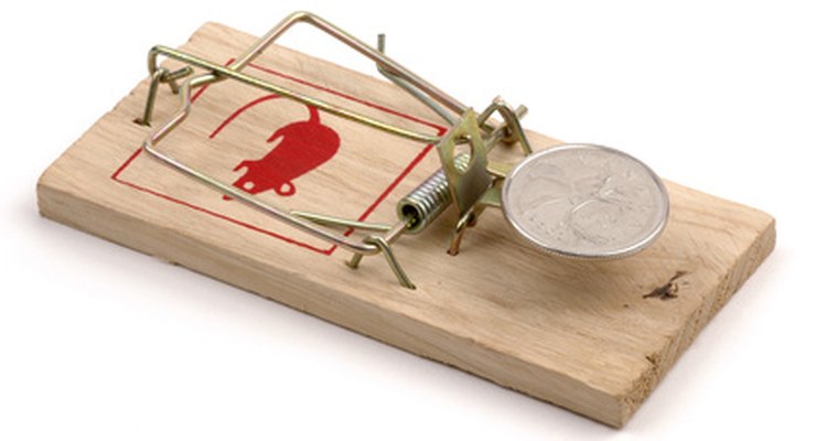 A trigger trap is an effective way to kill rodents.