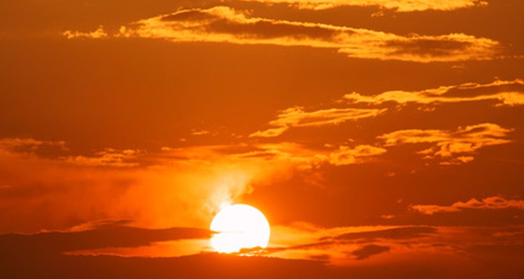 The sun is a very large radiant heater.