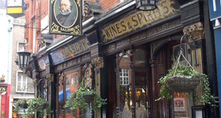This is a classic pub exterior.