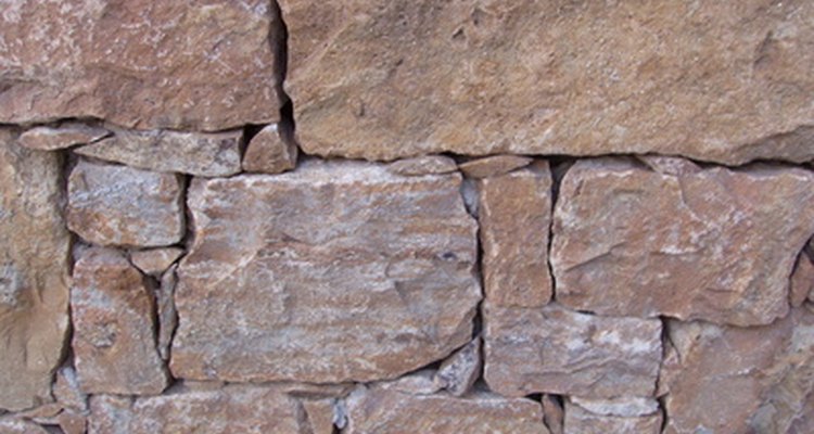 Cualquier tipo de piedra puede formar un muro.