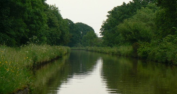 Canals are man-made, not natural.