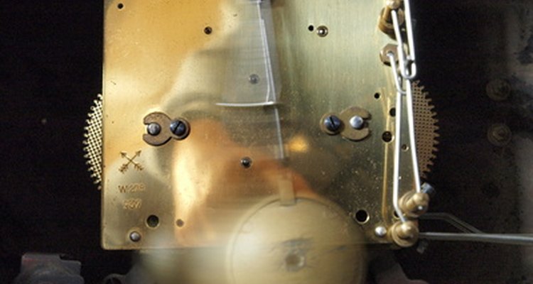 Each swing of the pendulum measures one second of time.
