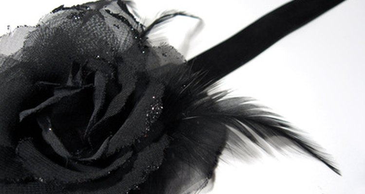 A black rose is often a trademark at gothic weddings.